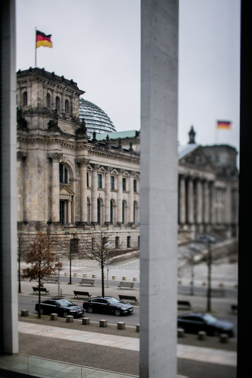 Reichstag fotografiert von Fotograf im Bundestag